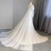 French Style Satin Light Wedding Dress off the Shoulder Mermaid Gown Ethereal Forest Inspired Simple Wedding Dress_ecoleips.com