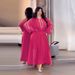 Women's Clothing Middle Eastern Muslim Jalabia Dress Heavy Craft Diamond Shiny Fashion Dubai Evening Women's Clothing Modest Abaya Dress_ecoleips.com