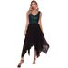Women's Clothing Sexy Retro Chiffon Stitching Green Sequin Dress Summer Women's Clothing_ecoleips.com