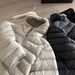 girl Girl Girl Warm And Lightweight Thermal Ribbed 90 White Duck Down Jacket For Women, New Winter Loose Slimming Hooded Coat_ecoleips.com