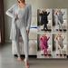 Women's Clothing Autumn And Winter Women's Casual Vest Cardigan Trousers Casual Outerwear Home Clothes Three Piece Set_ecoleips.com