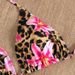 Animal Print Bikini Set With Sarong | Floral Two-Piece Swimsuit & Beach Cover-Up For Women Versatile 3-Piece Set For Multiple Looks_ecoleips.com