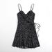 cross-border European And American New Style Lace-up Pleated Ruffle Floral Sleeveless Strap Dress_ecoleips.com