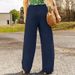 Women's Clothing Pocket Wide Leg Cotton Linen Loose Long Pants Linen Wide-Leg Pants With Pockets – Breathable & Stylish Casual Trousers (S-XXL)_ecoleips.com