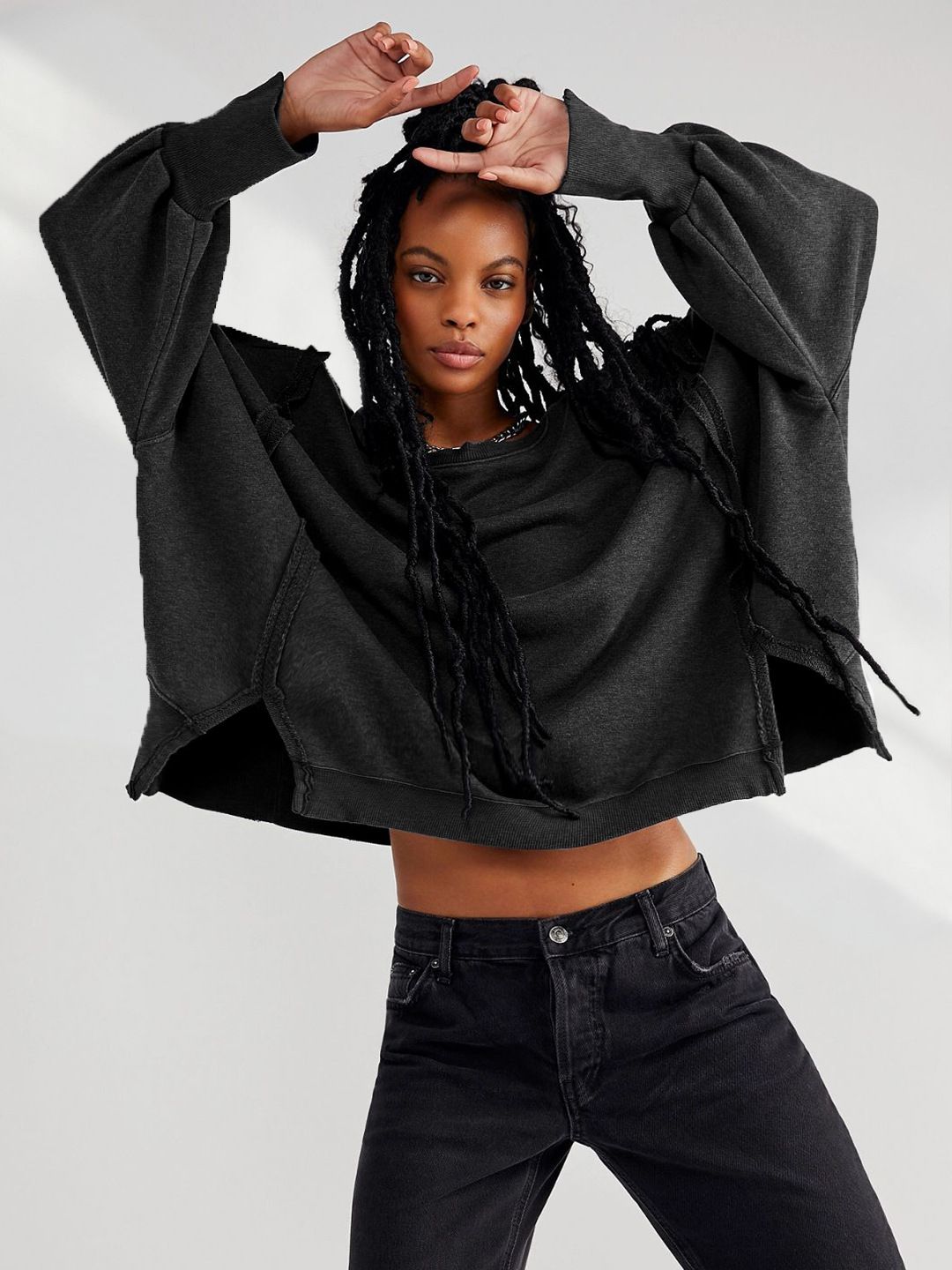 Women's Crew Neck Sweatshirt European American Style Fashion Brand Sports Base Layer Long Sleeve Knitwear Top Outerwear_ecoleips.com