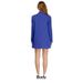 In Stock Wholesale European And American Style Green Fruit Collar One Button Blue Small Blazer Mid-Length Elegant_ecoleips.com