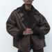 Streetwear Faux Fur Jacket – Oversized Double-Faced Bomber With Suede Trim (Xs-L, Winter-Ready & Trendy)_ecoleips.com