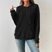 2026 Autumn Winter New Cross-Border European And American Women's Clothing Knitted Sweater Hooded Ribbed_ecoleips.com