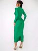 Mozision Hollow Out Long Sleeve Sexy Maxi Dress For Women Gown Autumn Winter New Metal Buckle Ruched Slit Long Dress Elegant_ecoleips.com