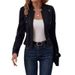 Solid Color Double-Breasted Decorative Jacket Deerskin Velodle Vintage Long Sleeve Coat Top Wholesale_ecoleips.com