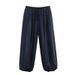 Cross-border Foreign Trade European American Style 2025 Autumn And Winter New Commuter Plaid Puffy Casual Pants 5289246_ecoleips.com