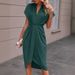 Women's Solid Color Dress Summer Fashion European And American Style_ecoleips.com