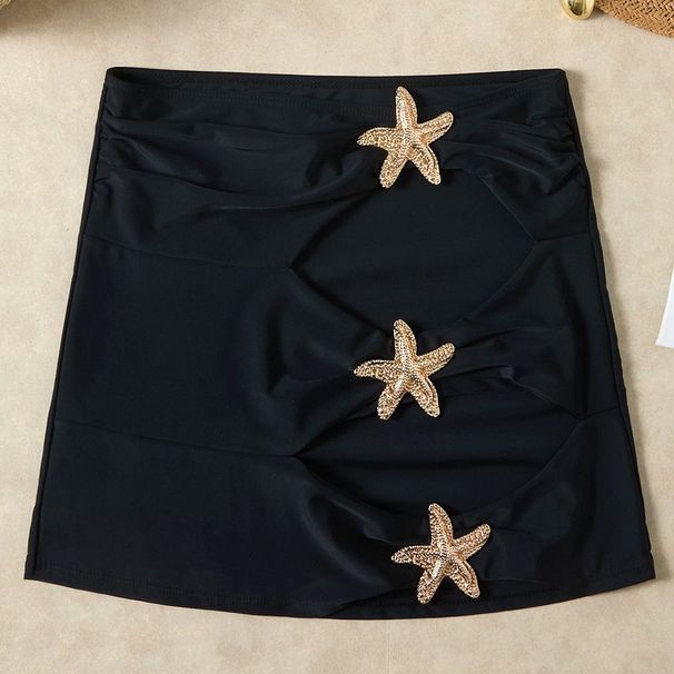 New 2025 Women's Short Swimsuit Skirt Slimming European And American Style for Beach Hot Spring Cross Border E-commerce Half Skirt_ecoleips.com