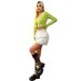 Voya Discounted Beautiful Women Must Enter Women's Fashion Instagram Blogger's Same Style Elastic Waisted A-line Workwear Skirt, Half Skirt In Stock_ecoleips.com