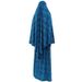 Hooded Headscarf Short Skirt Two-Piece Set Printed Floral Worship Fashion Ethnic Style Long Robe_ecoleips.com
