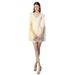 White Fitted Short Dress Queenly Aura Understated Luxury Elegant Feel Hostess Evening Gown Women's Wedding Party Wear_ecoleips.com