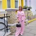 Women's Clothing Waist Slim V Neck Chiffon Long Sleeved Top Simple Wide Leg Casual Trousers Suit_ecoleips.com
