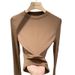 Women's Slim Fit Long Sleeve Cotton T-Shirt - High Neck Casual Blouse For Spring, Soft Breathable Top In White, Black & More_ecoleips.com