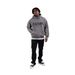 Women's Clothing Unisex Glam Hoodie – Embellished Lettering Pullover With Front Pockets (S-2XL)_ecoleips.com