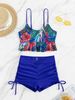 Women’s Bikini Set – Floral Print Swimwear With Soft Padded Top & Comfortable Fit (Trendy & Supportive For Beach & Pool)_ecoleips.com