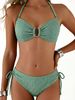 Summer Bikini Set For Women Push Up Pure Alluring Sexy Small Bust Two Piece Beach Vacation Popular Swimsuit 2026_ecoleips.com