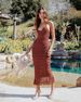 Women's Clothing Tassel Suspenders Holiday Knitted Beach Dress_ecoleips.com