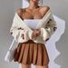 Women’s Clothing Spring And Autumn Jacquard Sweater New Style Outer Wear Loose Casual Knitted Cardigan_ecoleips.com