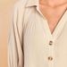 Women's Clothing Single Breasted Puff Sleeve Dress Short Sleeve Dress_ecoleips.com