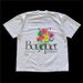 Retired Harajuku Style Vintage Peach Blossom Print T-Shirt, Loose Fit Oversized Cotton Tee, Artistic Short Sleeve Top For Women_ecoleips.com