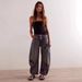 Independent Website 2025 Cross-border European And American Spring Casual Loose Mid-waist Straight-leg Women's_ecoleips.com