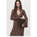 Fashionable Long Sleeve Floral Print Dress Women's Autumn Winter New Arrival Pleated Versatile City Commute Daily Wear A-Line..._ecoleips.com