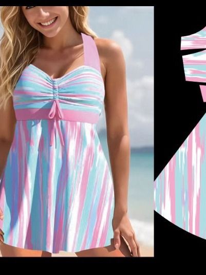 bikini bathing suit women beachwear women new summer european and american bikini women s two piece swimsuit set hot gir acation spa ins style_ecoleips.com