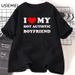 I Love My Hot Autistic Boyfriend T Shirt Funny Couple T-shirt Casual Cotton Short Sleeve Tees Fashion Streetwear Woman Clothes_ecoleips.com