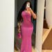 Women's Sexy Strappy Bodycon Dress Spring Summer New Elegant Solid Color Dress Vacation Style Wholesale_ecoleips.com