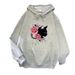 Women's Hooded Sweatshirt, Spring And Autumn 2024 New Fashion Korean Style Loose Casual Top, Trendy Plus-size Fleece_ecoleips.com