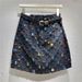 Women's Clothing Design Denim Short Skirt Hip Skirt A Line 2024 New Style Burnt Flower Worn Trendy Personality Niche Women's Clothing_ecoleips.com