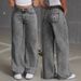 Women's Clothing Butterfly Print Jeans High Waist Casual Pants Trousers_ecoleips.com