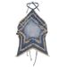 Women's Clothing Raw Edge Five Pointed Star Patch Halter Neck Vest Slimming And Age Reducing_ecoleips.com