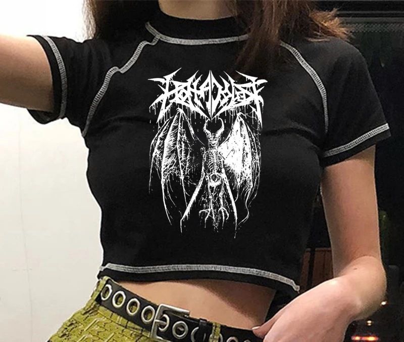New 2024 Women's Fashion Print T-Shirt Cartoon Design Unique Funny Short Sleeve Top for Casual Wear_ecoleips.com