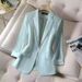 Women's Clothing White small suit jacket for women 2023 new spring and autumn Korean style casual high-end fashion suit ladies tops_ecoleips.com