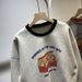 Real Shot Color Block Fleece Lined Thickened Sweatshirt For Women, Autumn Winter 2024 New Loose Long Sleeve Top Thin_ecoleips.com