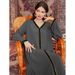Women's Clothing Temperament V Neck Dress Loose Fashion Embroidered Long Skirt_ecoleips.com