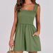 2025 Summer New Fashion Gathered Strap Jumpsuit For Women Casual Versatile_ecoleips.com