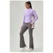 Women's Half-zip Yoga Suit Long Sleeve Stand-up Collar Sport Fitness Top Quick-dry Nude Feeling Running Tights_ecoleips.com