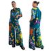 Women's Clothing suit Southeast style fashion print casual two piece set_ecoleips.com