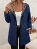 Women's Reversible Trench Coat Mid-Length Leopard Print Lining Hooded Thin Outerwear Casual Fashionable For Spring Autumn_ecoleips.com