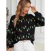 Christmas Sweater, Women's Colorful Lights, Sweet And Cozy Knit Top With Loose Fit_ecoleips.com