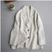 Italian High-End Minimalist Cotton Linen Long Sleeved Jacket For Women's Spring And Autumn Fashion, Age Reducing Casual_ecoleips.com