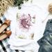 Cross-border Supply Of European American Short-sleeved Casual Plant And Floral T-shirts_ecoleips.com