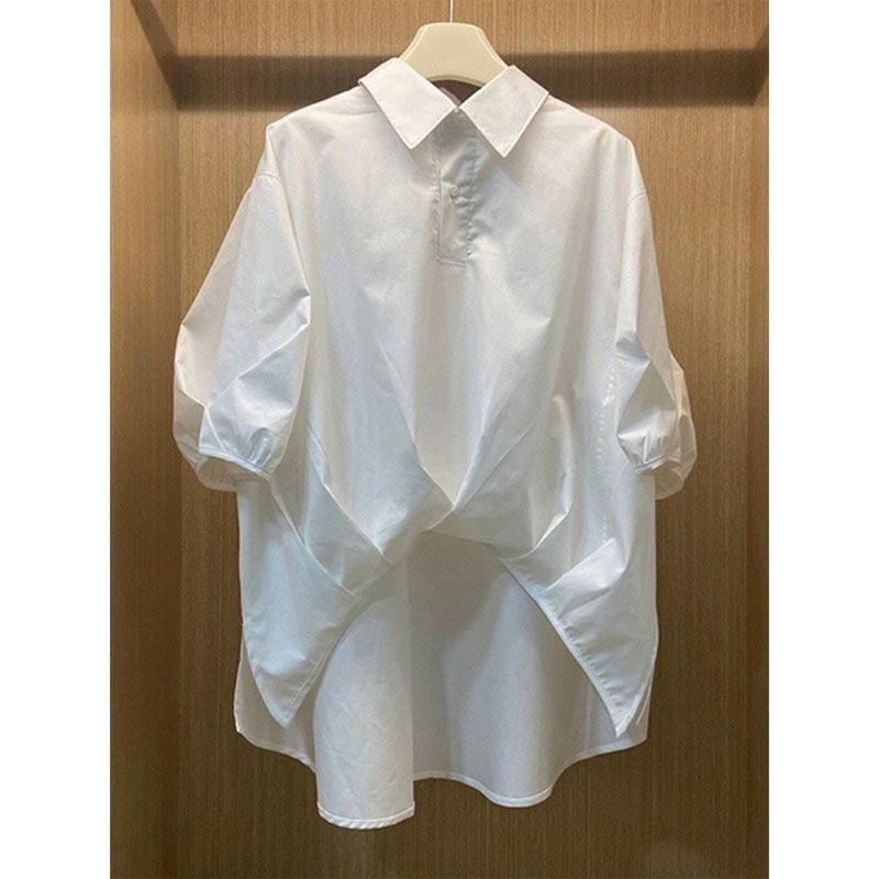 Women’s Clothing Summer New Design Sense Fashion Goods Unique Personality Unique Style Age Reducing Casual Shirt Tops For Women_ecoleips.com